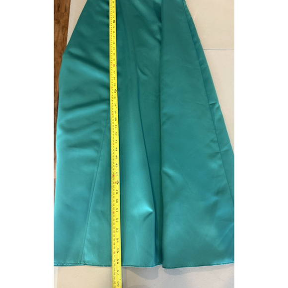 Vintage Scott McClintock Satin Formal Maxi Dress Size 6 Wedding Bridesmaid Event - Picture 14 of 14